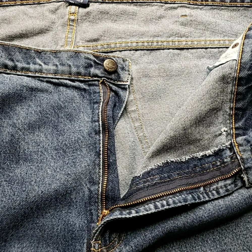 RK Brand Jeans Mens 44x29 Blue Relaxed Straight Denim Pants Medium Wash